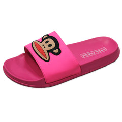 Women's Pink Paul Frank Slides Prepack 12 Pairs