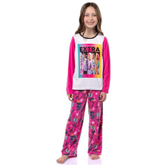 Barbie Girls No Such Thing As Too Extra Fleece 2 Piece Pajama Set