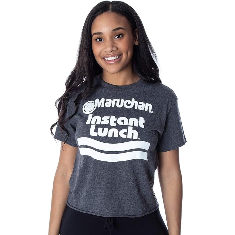 Women Maruchan Ramen Noodles Instant Lunch Skimmer Tee T-Shirt