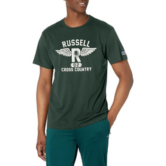 Russell Athletic Men's Graphic Logo Short Sleeve T-Shirt, Lake Forest