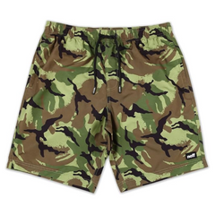 NEFF Men's Standard 9" Quick Dry Swim Trunks with Lining Camo