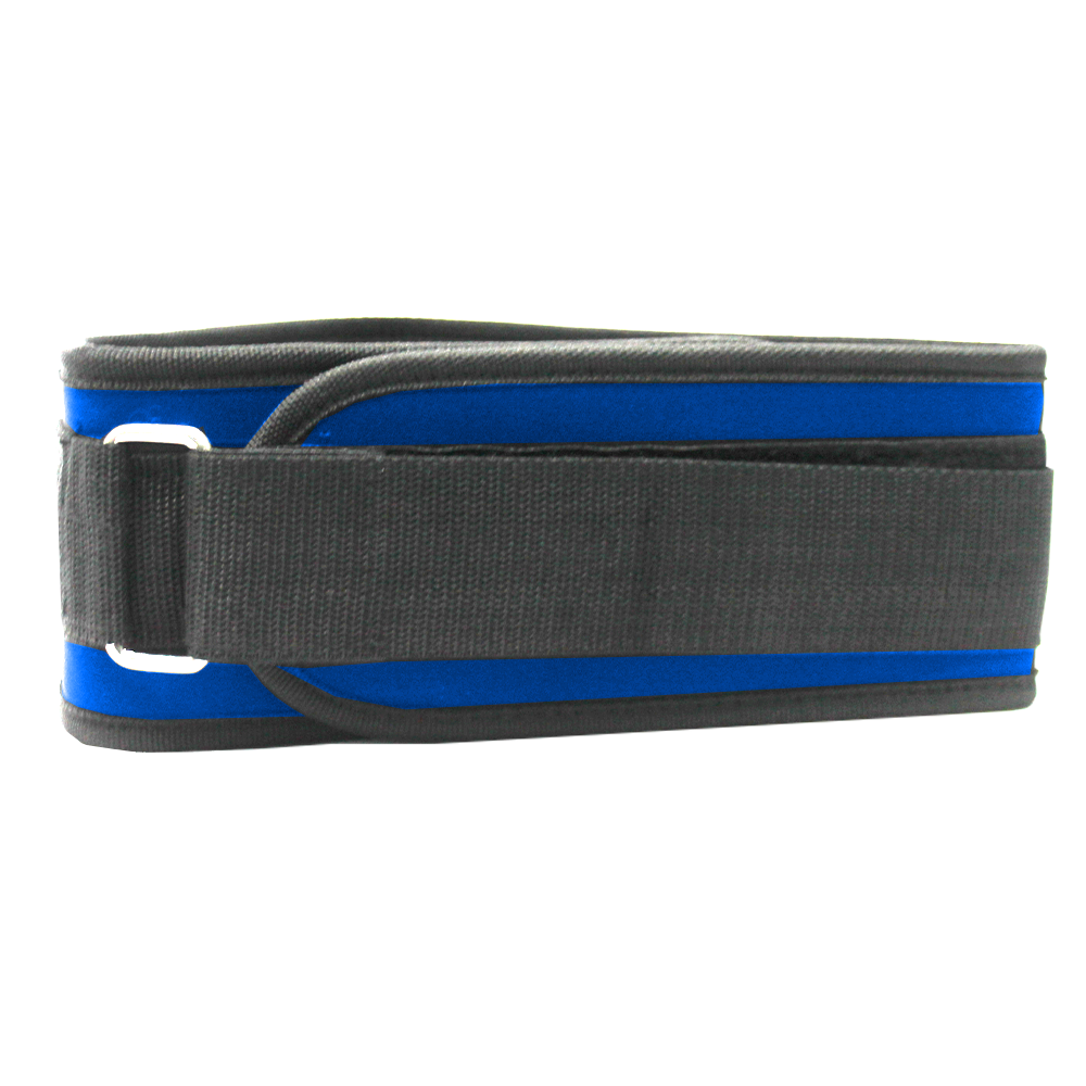 REX 388-A 4" Blue Weight Lifting Belt for Men and Women