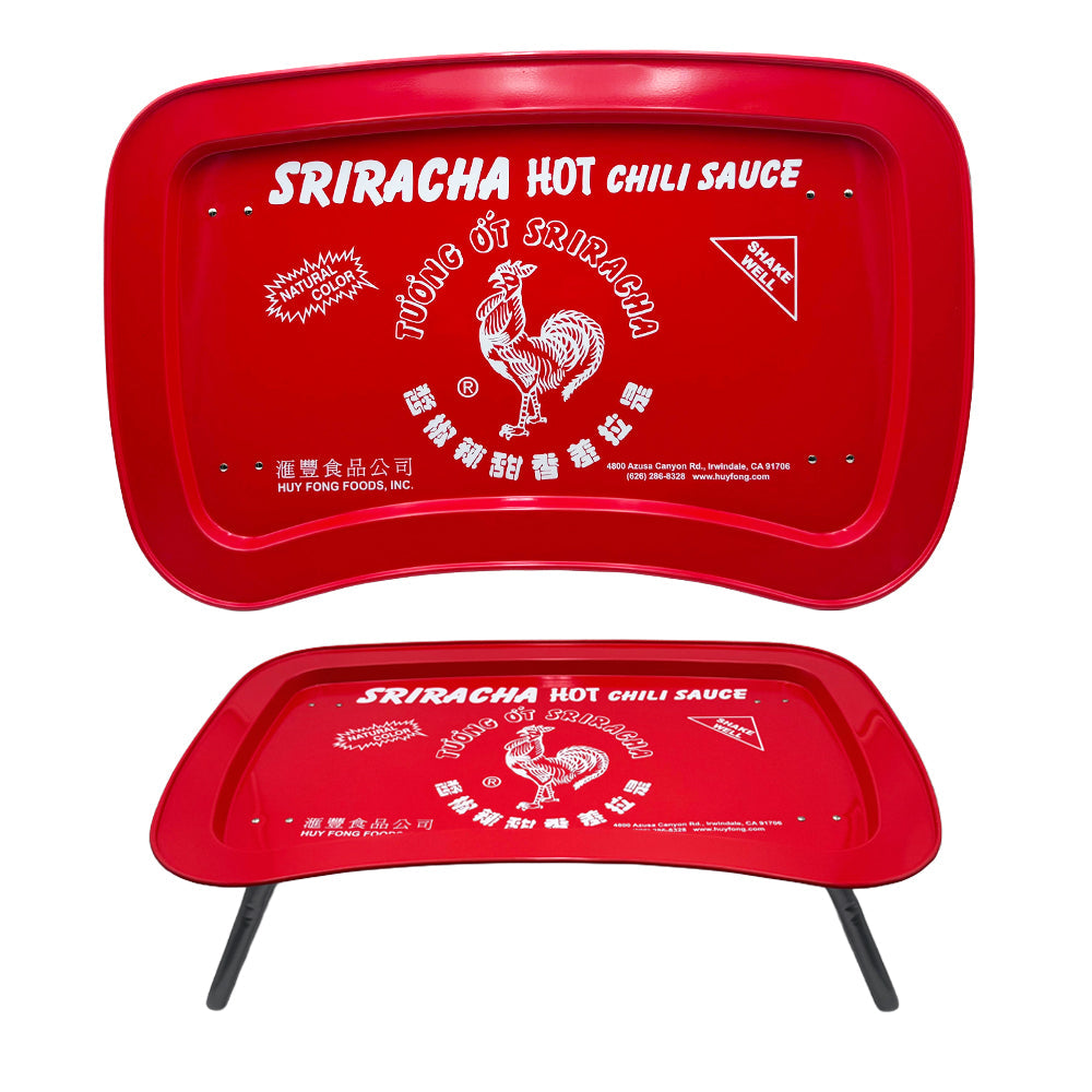 Sriracha Hot Chili Sauce Standing Tray Foldable 22”x14”