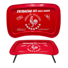 Sriracha Hot Chili Sauce Standing Tray Foldable 22”x14”