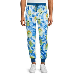 Men's Joggers Star Wars the Child Chibi All-over Print Blue Tie Dye