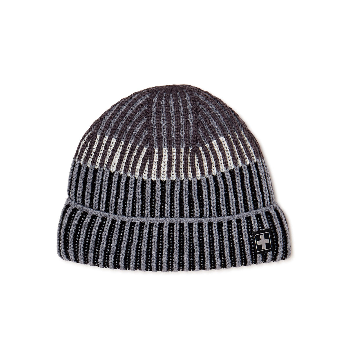 Swiss Tech Boys' Thinsulate Lined Ribbed Knit Cap Grey