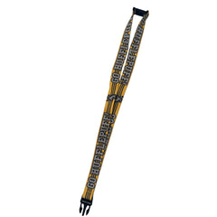 Harry Potter Hufflepuff Reversible ID Lanyard Badge Holder with 2" Rubber Charm