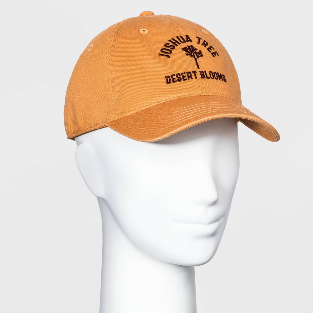 Joshua Tree Baseball Hat - Orange One Size