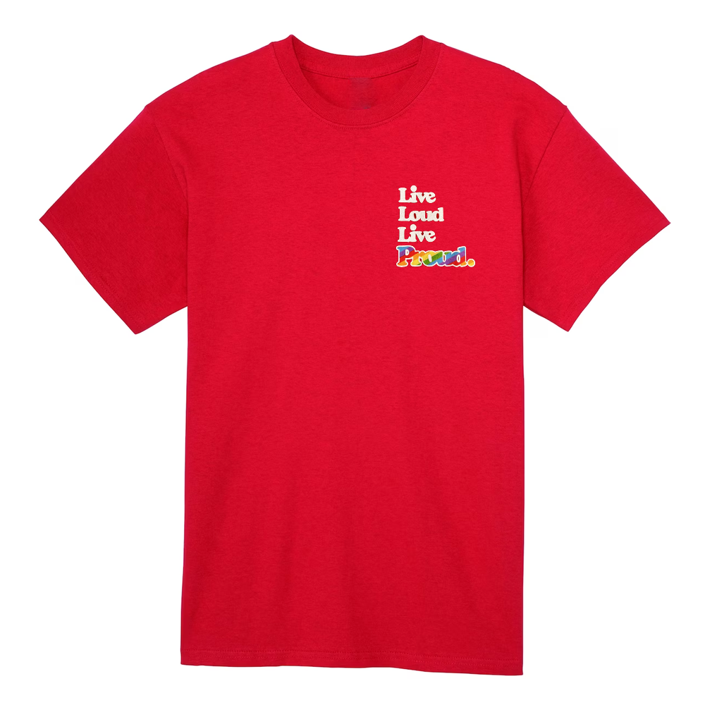 Women Junior's Live Proud Graphic Tee T-Shirt