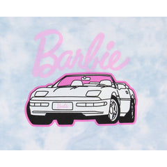 Girl's Tie Dye Mattel Barbie Convertible Graphic Tee T-Shirt