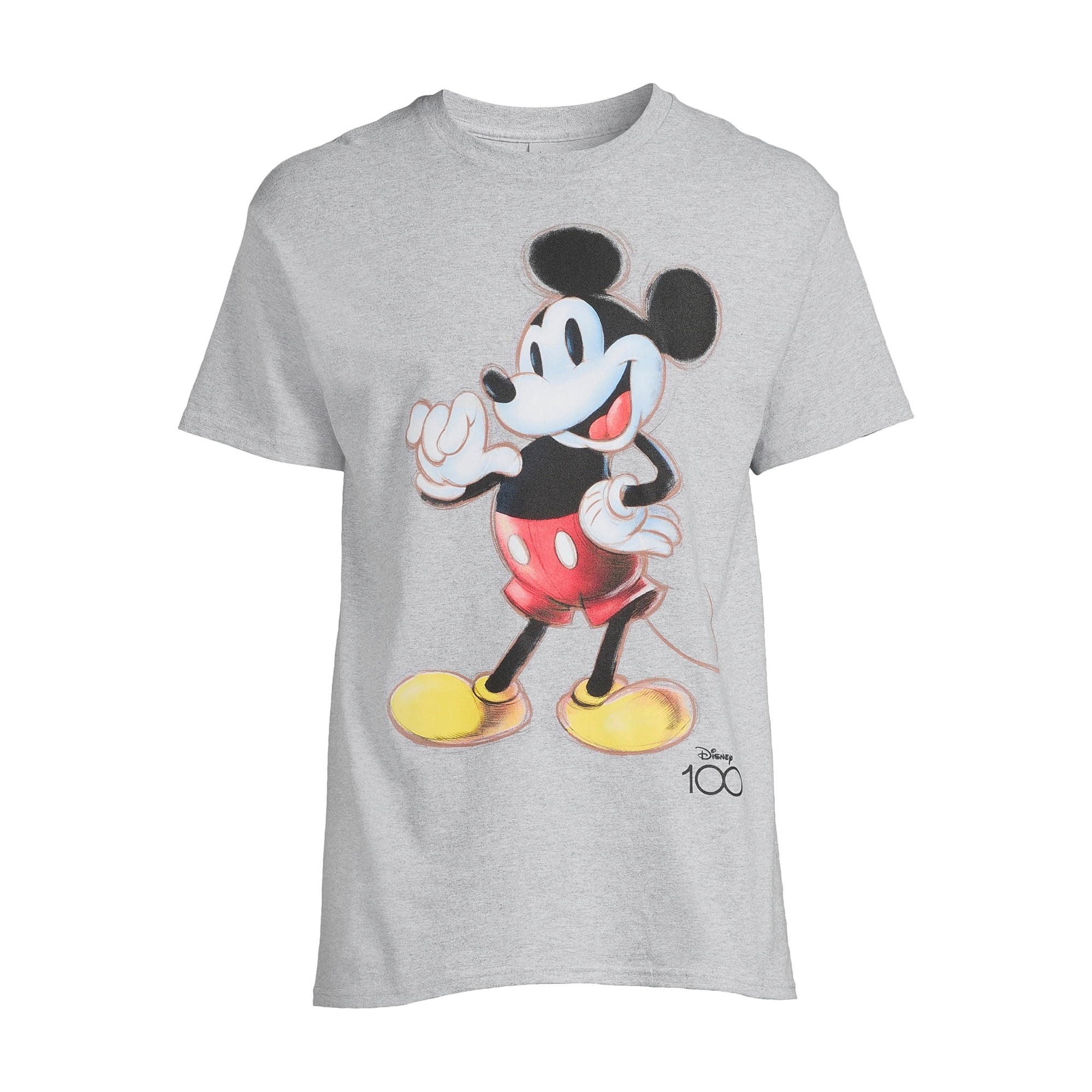 Men's Disney Mickey Mouse Sketched Graphic T-Shirt Tee