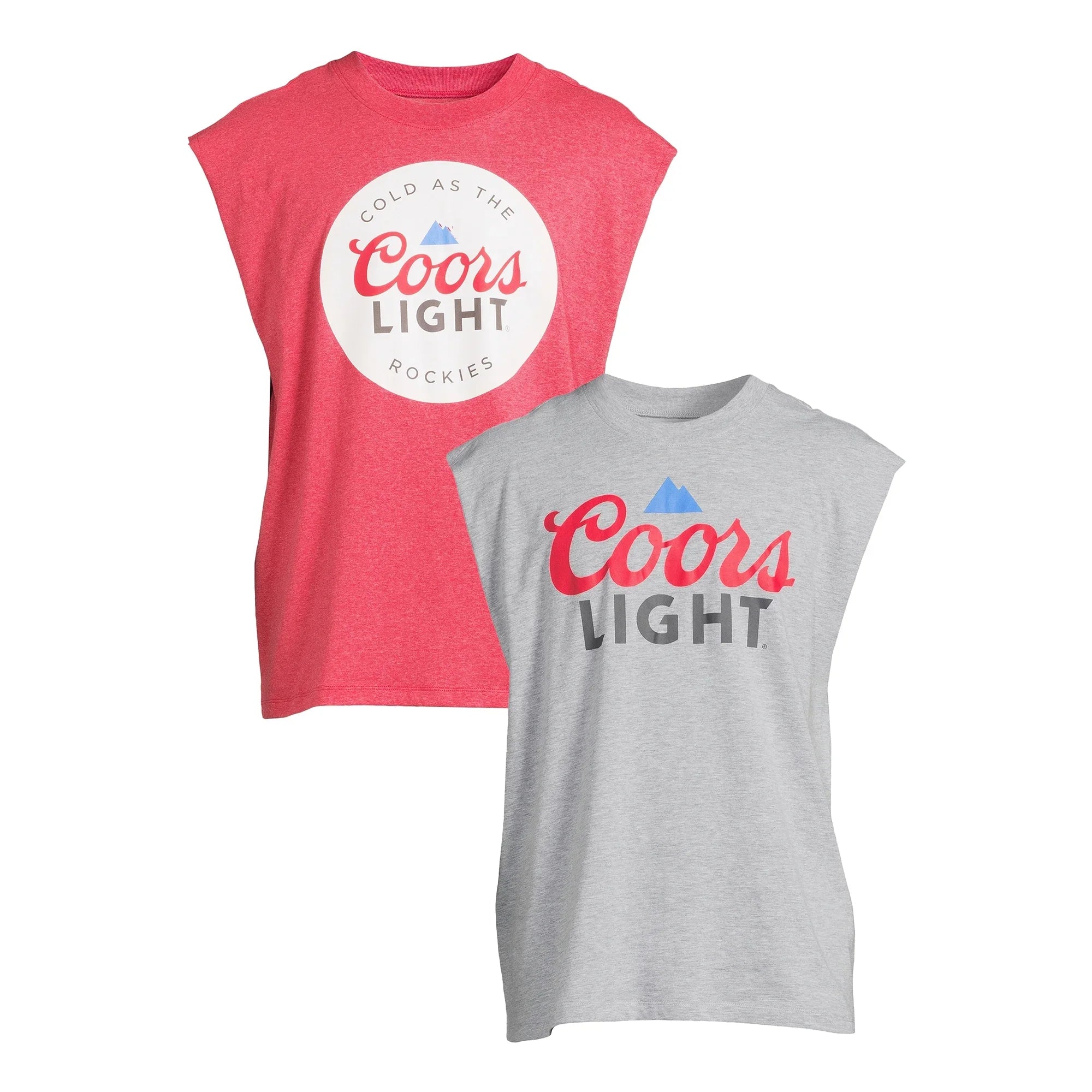 Men's Coors Light Mountain Graphic Tank Top, 2-Pack