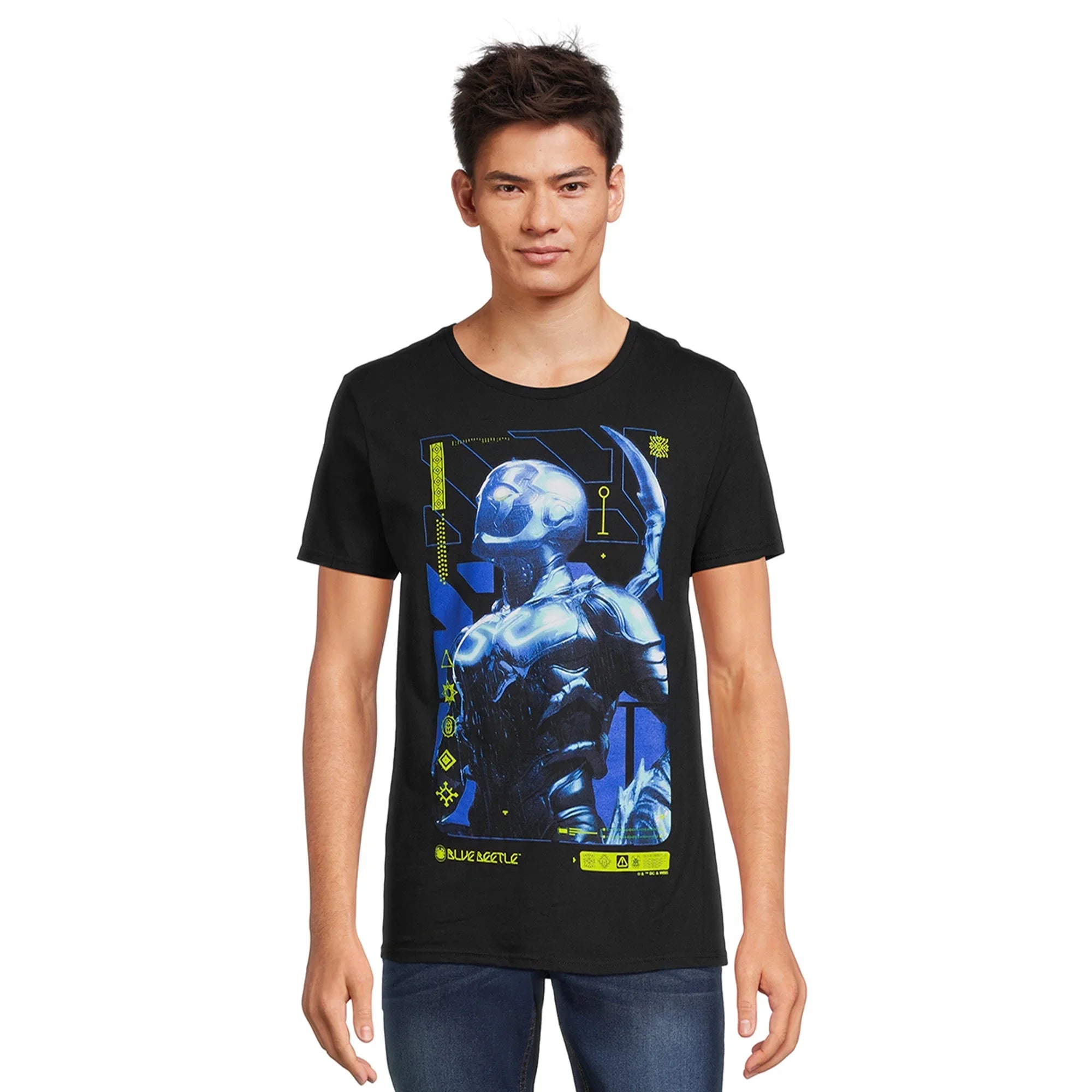 Men's Blue Beetle DC Comics Graphic T-Shirts, 2-Pack