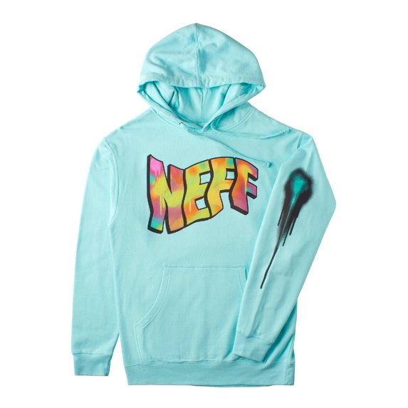 Neff Men's Pullover Tie Dye Graphic Hoodie Sweatshirt