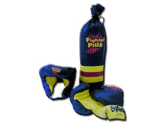 FBS- 12OZ 20" Fighter Plus Punching Bag Set 12 oz Gloves