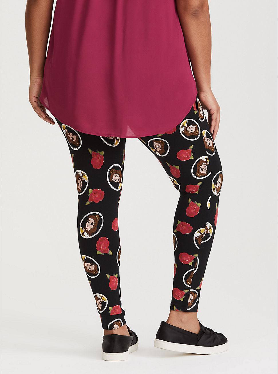 Women's Plus Disney Belle Multicolor Legging