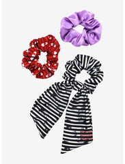 Beetlejuice Striped Scrunchy Set