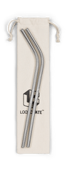 Loot Crate Metal Straws 2 Pack