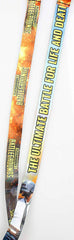 Playerunknown's Battleground PUBG Lanyard with ID Holder, Rubber Charm, and Collectible Sticker