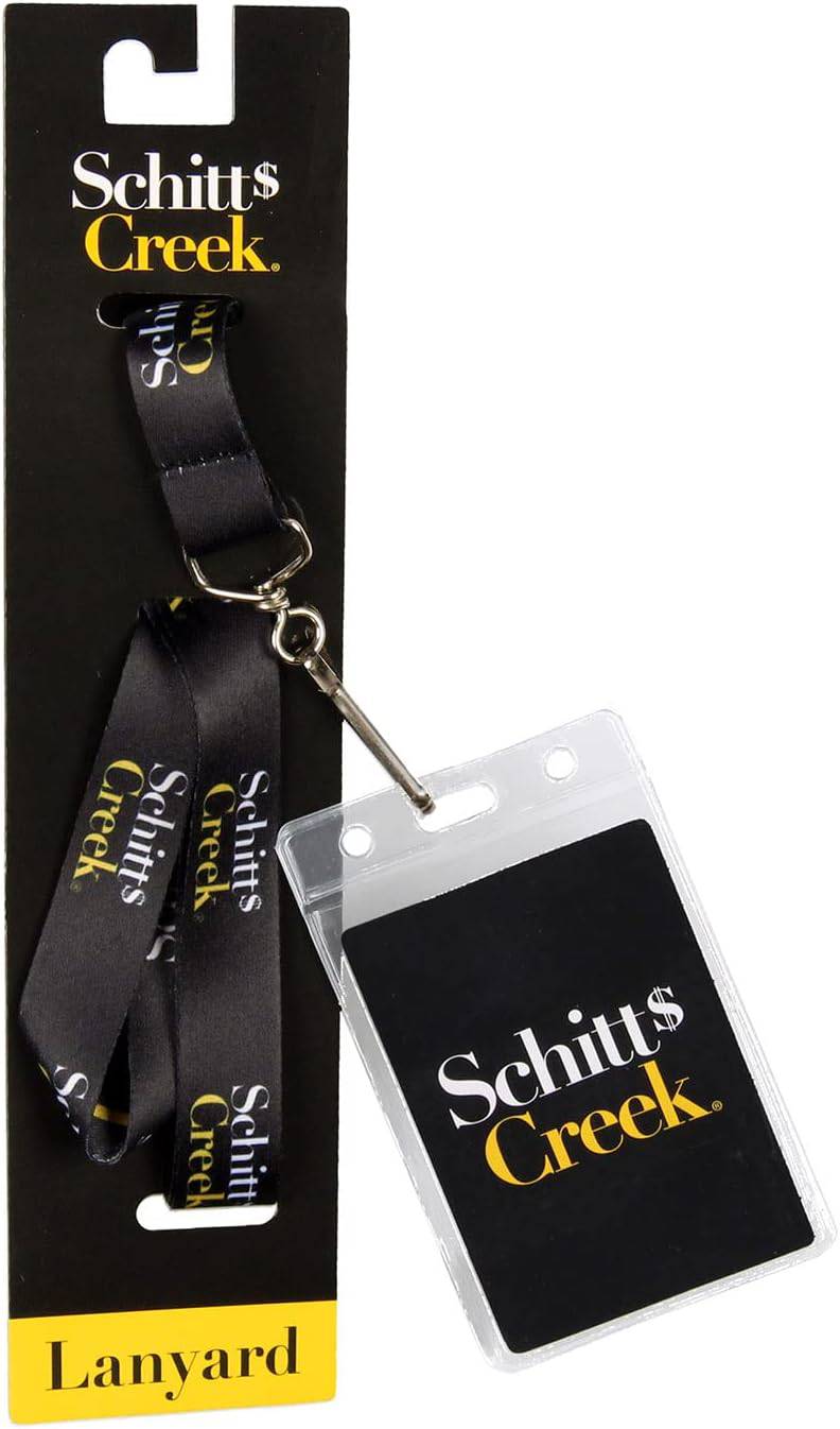 Schitts Creek Logo Design Lanyard with ID Badge