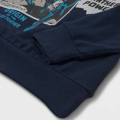 Boys' Marvel Black Panther Crewneck Sweatshirt - Sweater Blue