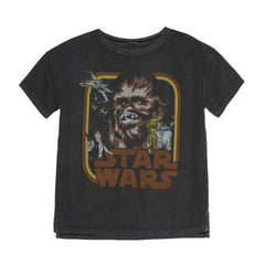 Star Wars Girls' Vintage Chewbacca Retro Characters Design Kids Youth Graphic T-Shirt