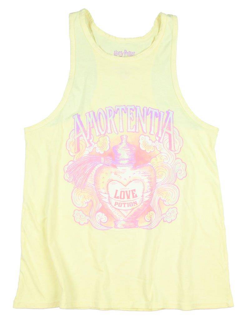 Women Junior's Harry Potter Amortentia Love Potion Racerback Muscle Tank Top