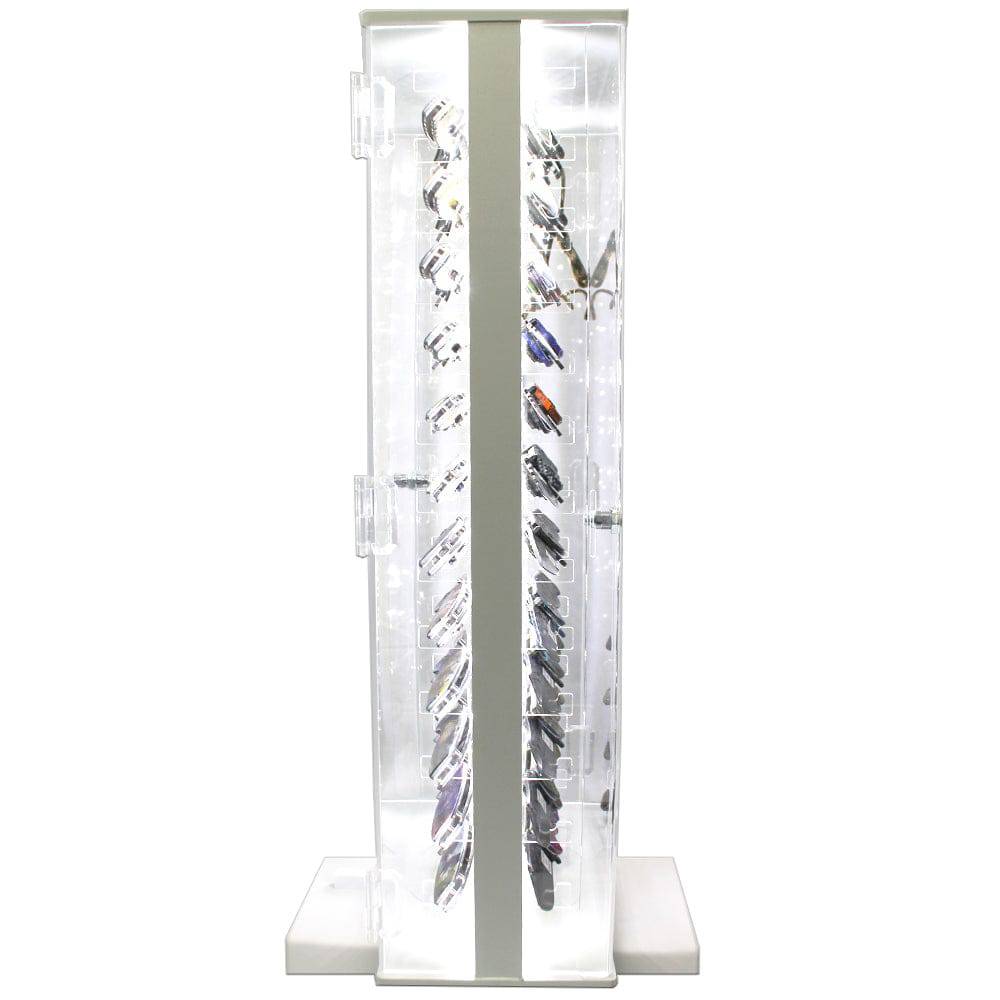 LED 24 SHOWCASE - 24 Knife L.E.D. Light Revolving Showcase