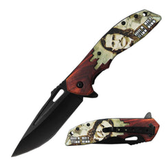 PK 3106-WB 4.75" Wild Bill Hickok Assist-Open Folding Knife with Belt Clip