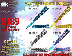 PKG DEAL #167 48 PCS Wavy Butterfly Trainer Package Deal - Free Shipping