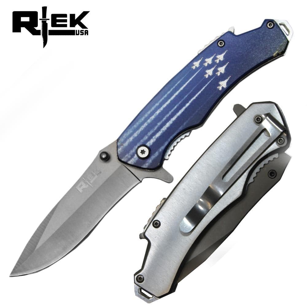 RT 4773-AF 4.5" Rtek Tactical Serviceman Assist-Open Knife with Bottle Opener & Glass Breaker