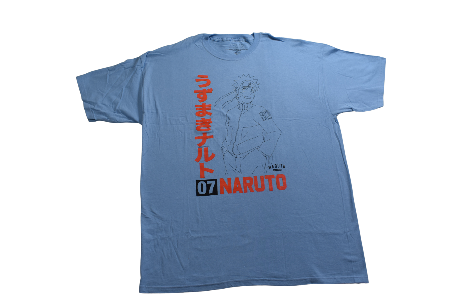 Men's Blue Heather Naruto Kakashi Team 07 Graphic Tee T-Shirt - Rex Distributor, Inc. Wholesale Licensed Products and T-shirts, Sporting goods,