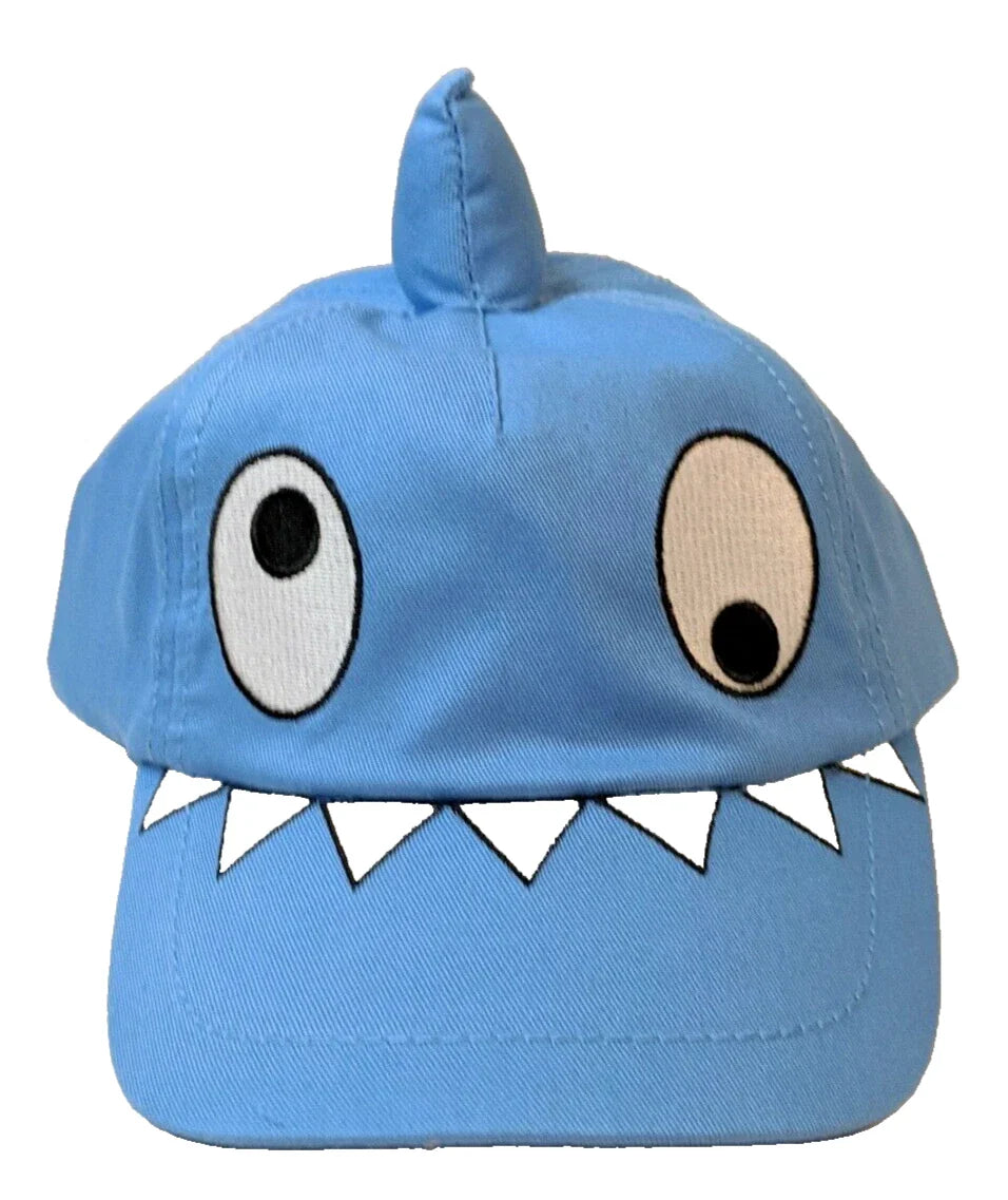 Toddler Boys' Shark Face Baseball Hat - Blue 2T-4T