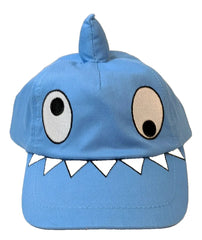 Toddler Boys' Shark Face Baseball Hat - Blue 2T-4T