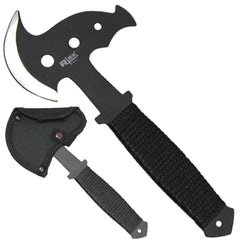 TA 701-105BK 10" Black Blade Cord Wrapped Throwing Axe with Sheath