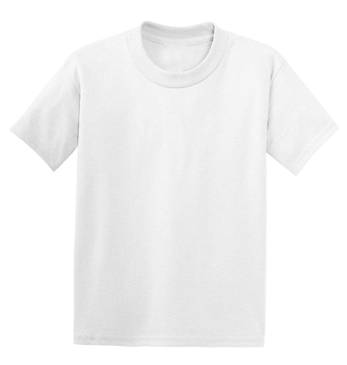 Hanes® - Youth EcoSmart® 50/50 Cotton/Poly T-Shirt.  5370