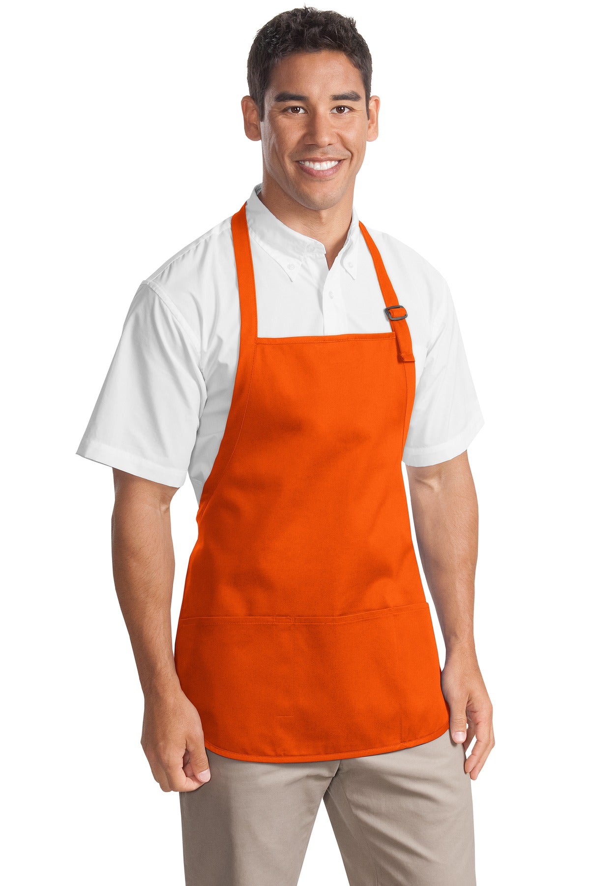 Port Authority® Medium-Length Apron with Pouch Pockets.  A510