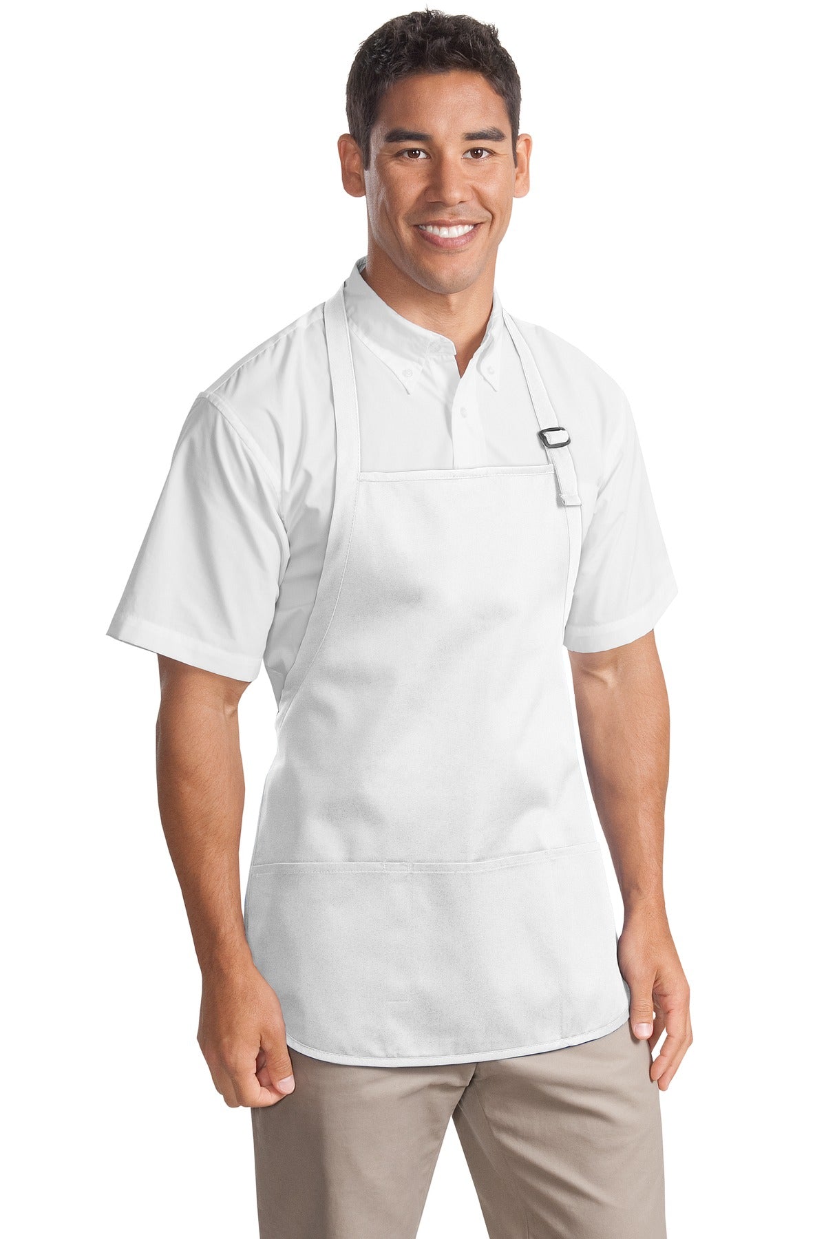 Port Authority® Medium-Length Apron with Pouch Pockets.  A510