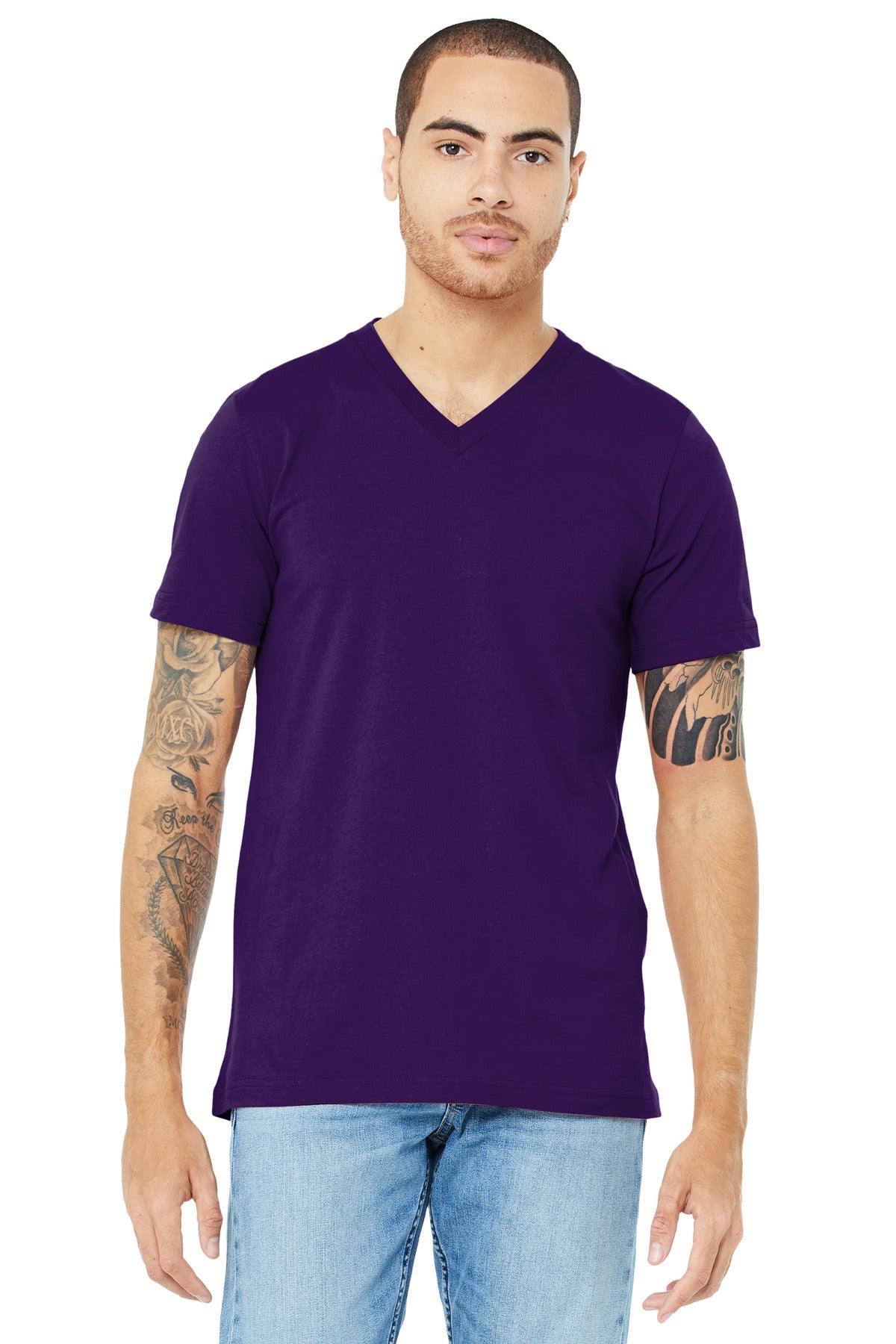 BELLA+CANVAS ® Unisex Jersey Short Sleeve V-Neck Tee. BC3005