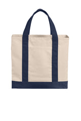 Port Authority® Cotton Canvas Two-Tone Tote BG429