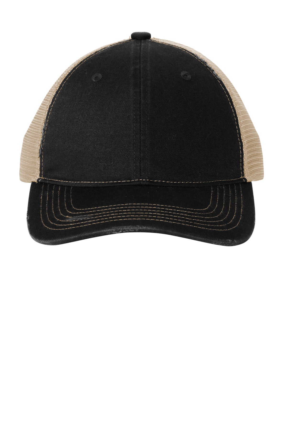 Port Authority® Distressed Mesh Back Cap C600