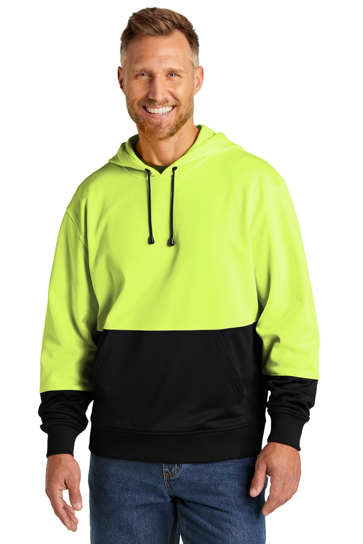 CornerStone® Enhanced Visibility Fleece Pullover Hoodie CSF01