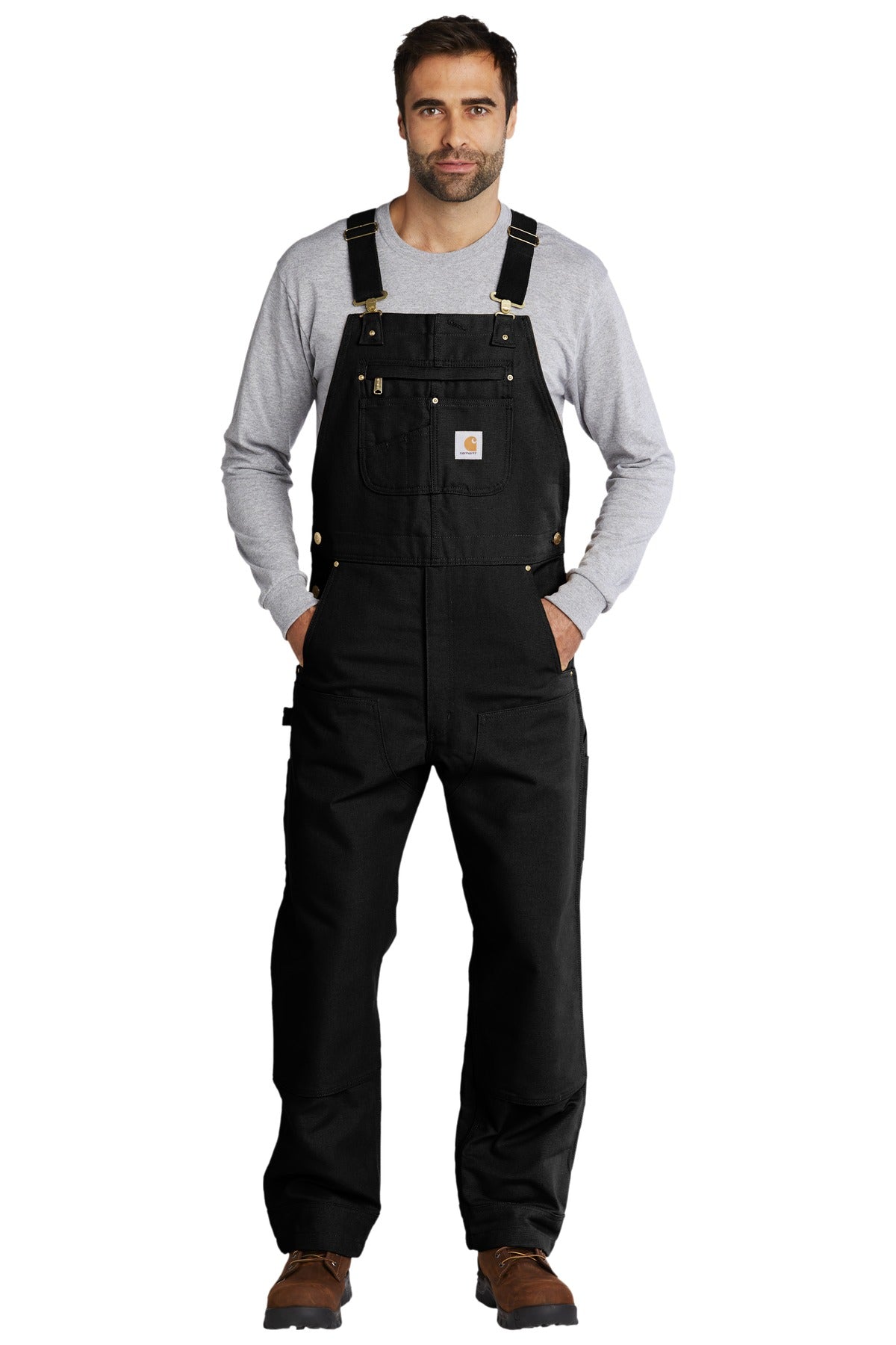 Carhartt® Duck Unlined Bib Overalls. CT102776