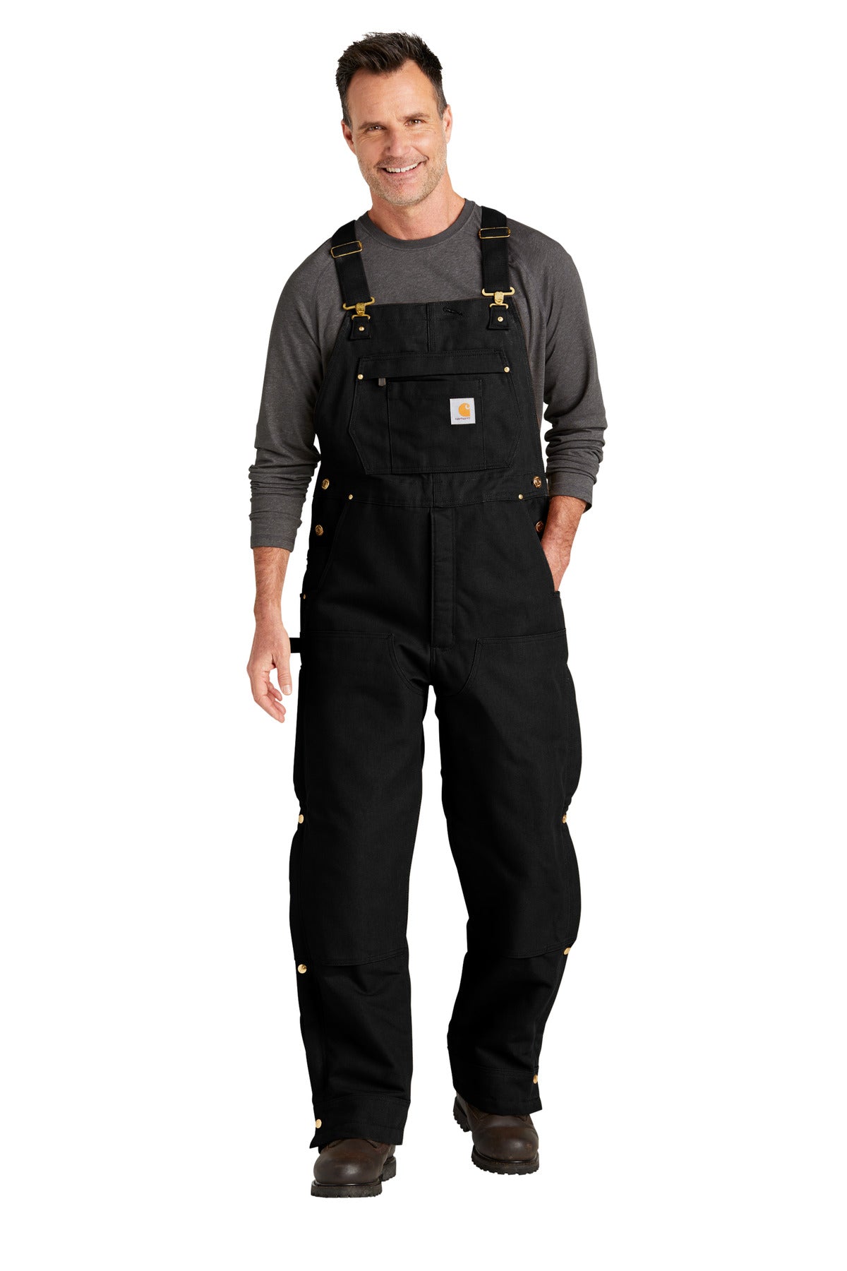 Carhartt® Short Firm Duck Insulated Bib Overalls CTS104393