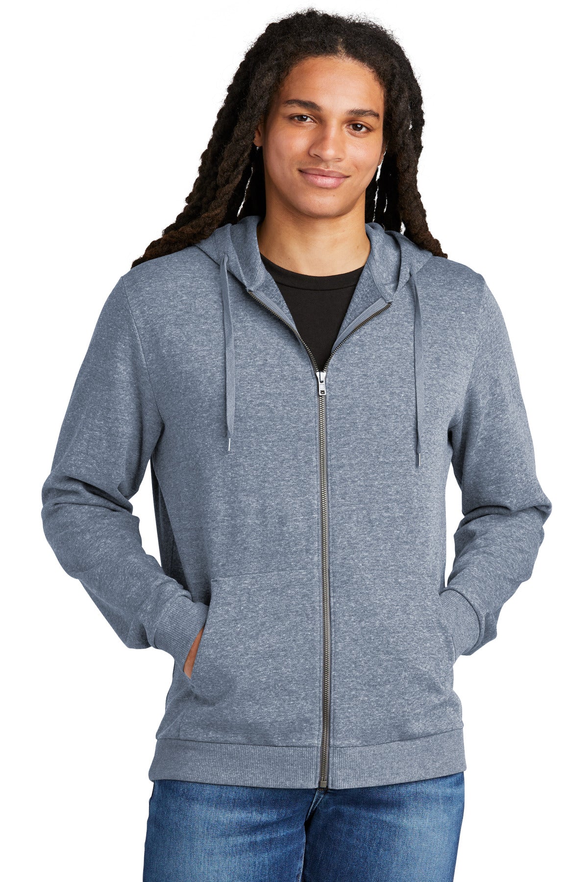 District® Perfect Tri® Fleece Full-Zip Hoodie DT1302