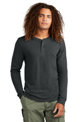 District® Perfect Tri® Long Sleeve Henley DT145