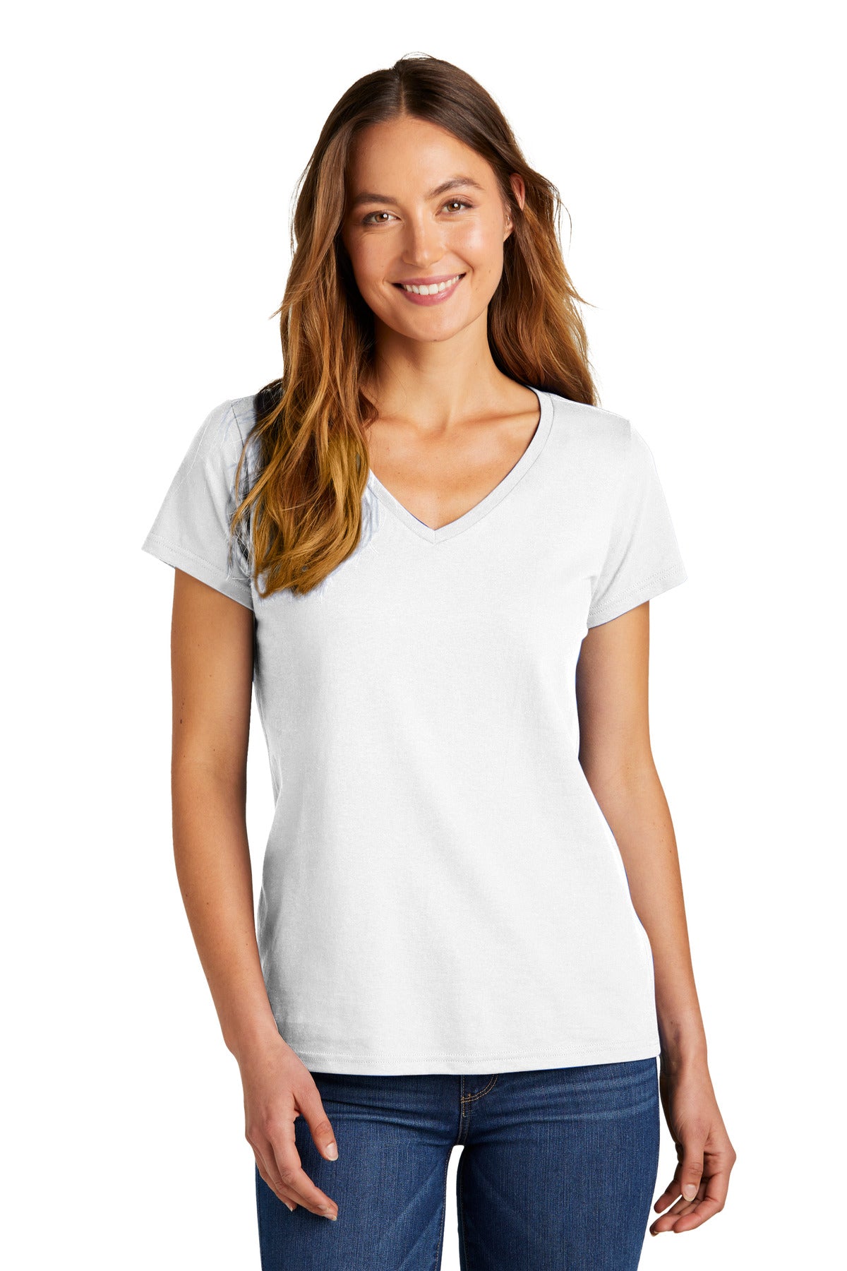 District® Women's The Concert Tee® V-Neck DT5002