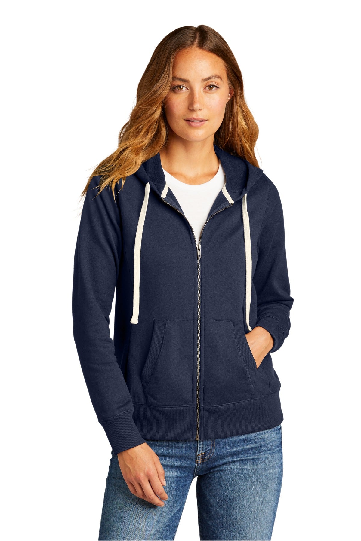 District® Women's Re-Fleece™Full-Zip Hoodie DT8103