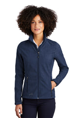 Eddie Bauer® Ladies Shaded Crosshatch Soft Shell Jacket. EB533