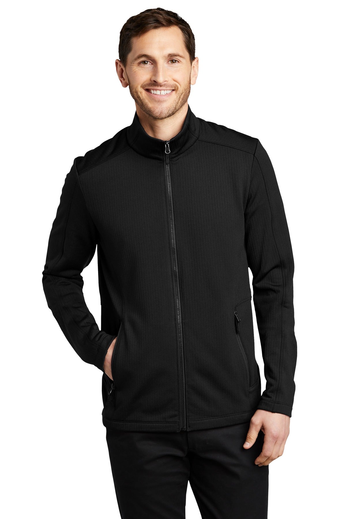 Port Authority ® Grid Fleece Jacket. F239